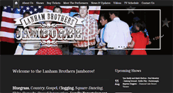 Desktop Screenshot of lanhambrothersjamboree.com