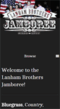 Mobile Screenshot of lanhambrothersjamboree.com